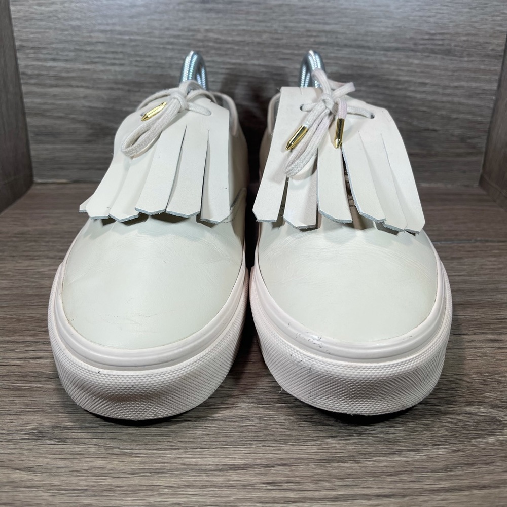 VANS LEATHER AUTHENTIC FRINGE DX WHISPER